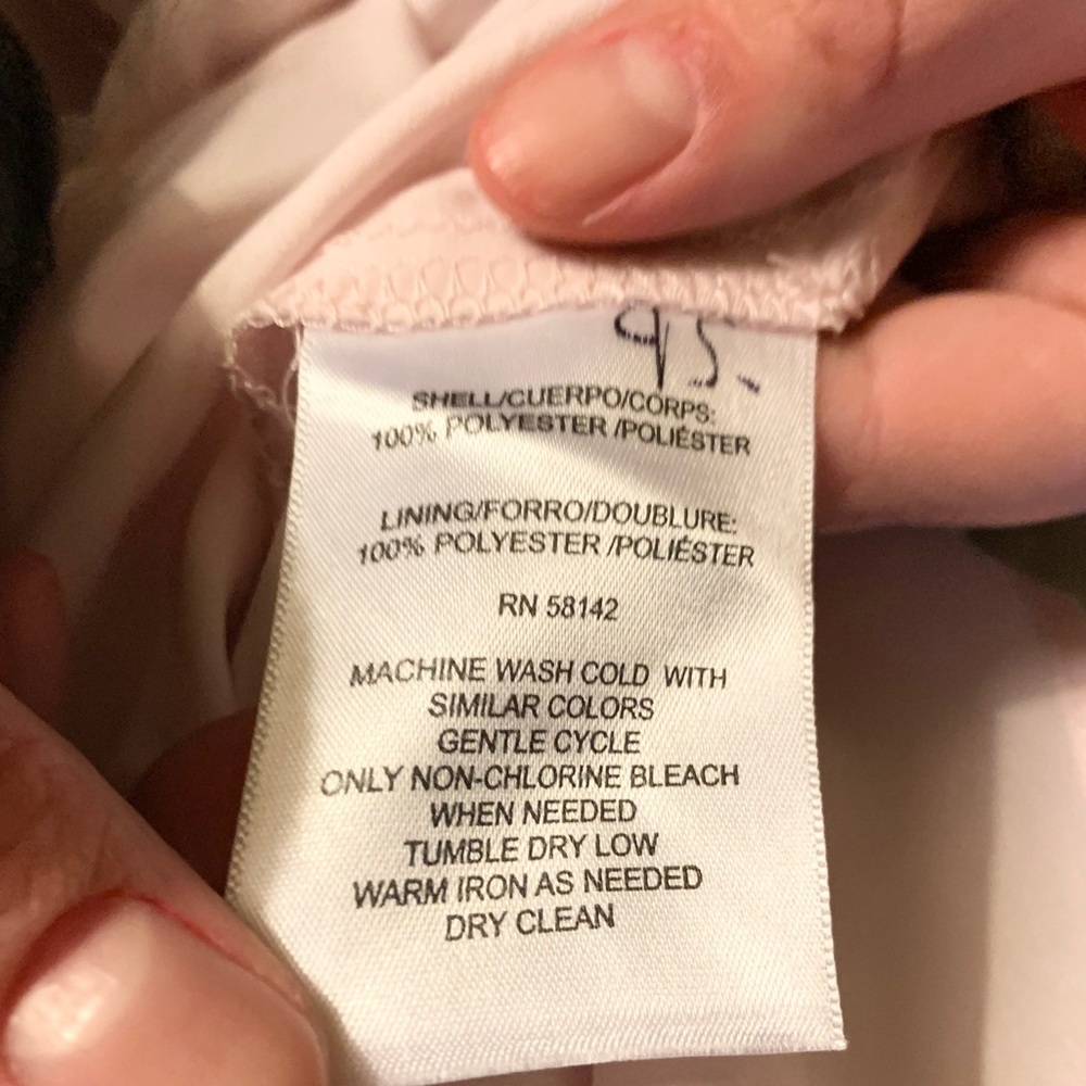 Clover and Sloane Pink Fuzzy Dress Size Large - Picture 14 of 16